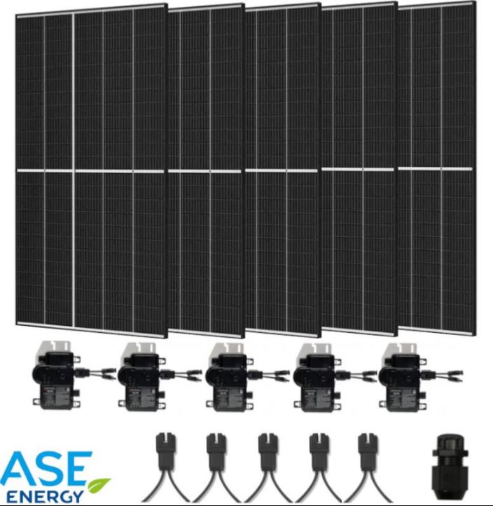 Kit solaire 2000W Trinasolar IQ7A Enphase - panneaux monocristallins 400W à haut rendement_0