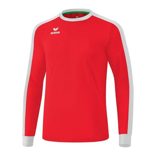 MAILLOT DE FOOT MANCHES LONGUES - ERIMA - RETRO STAR ROUGE/BLANC