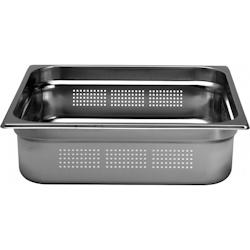 MATERIEL CHR PRO Bac gastro inox GN2/3 PR.100MM Perforé Inox354 325x100mm - 685071186046_0