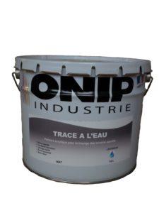 Peinture pour sol - traçage en phase aqueuse - terrains de sport gazon ou terre battue - 10L - blanc mat_0