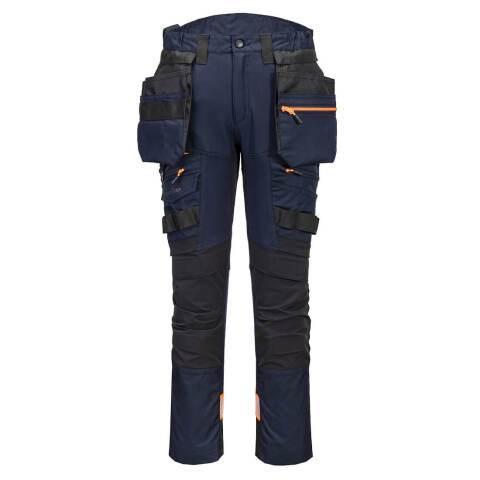 PORTWEST DX440 PANTALON DX4 POCHES FLOTTANTES DÉMONTABLES MARINE - TAILLE 34 - STANDARD