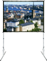 Écran mural Procolor Dual Vision 4:3 - 244x183 - pliable avec cadre aluminium_0