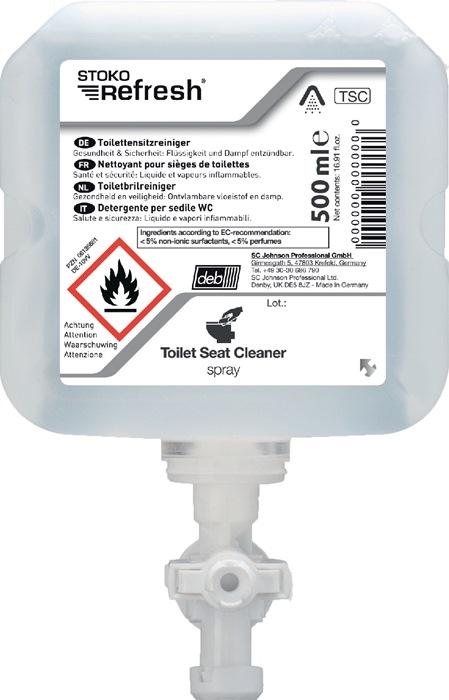 Produit nettoyant pour siège de WC - Refresh® Toilet Seat Cleaner Spray (TSC) 0,5 L - Cartouche SC Johnson Professional_0