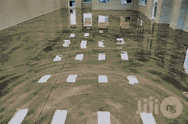 Résine de sol esthétique et facile d'application - Direct usine pour magasin et bureaux - Grand passage_0