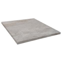 Restootab - Plateau 60x60 decor beton naturel - gris Bois manufacturé 3760371517862_0