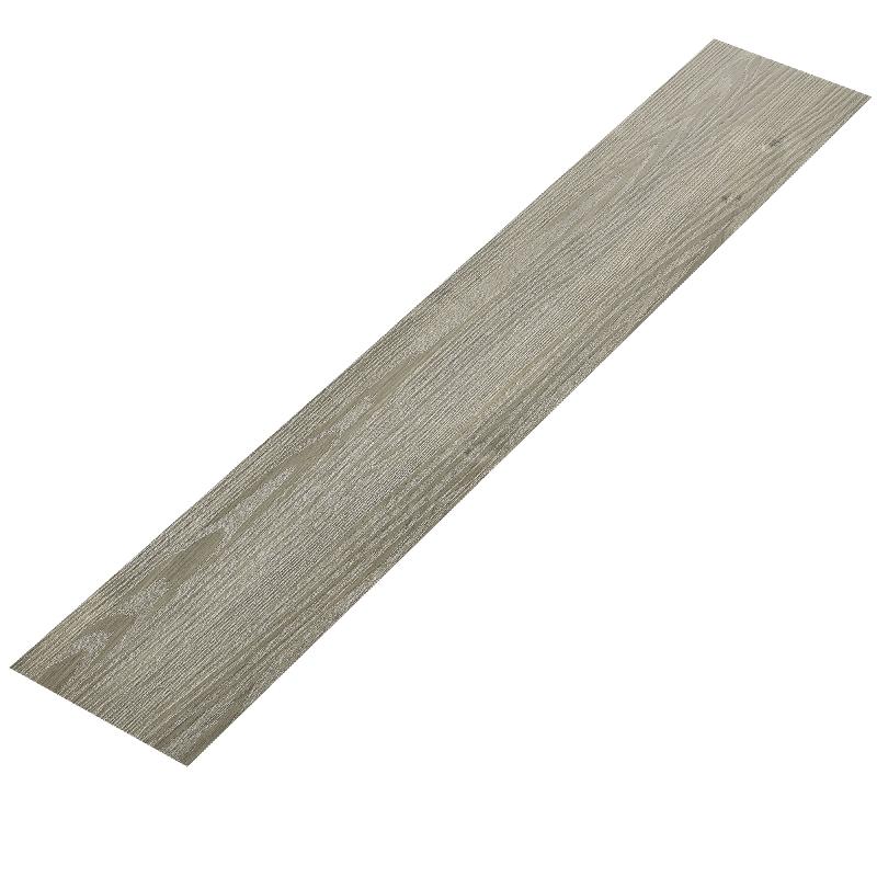 REVÊTEMENT DE SOL ADHÉSIF LAMES LAMINÉES PVC VINYLE EFFET NATUREL COMPATIBLE AU PLANCHER CHAUFFANT 7 PIÈCES 0,975 M² CHÊNE CLAIR MAT 03_0007216_0