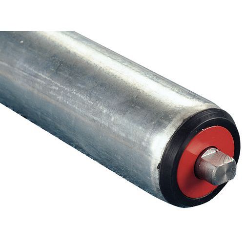 ROULEAU ÉTANCHE ACIER L=300MM DIAM=50MM AXE=15MM