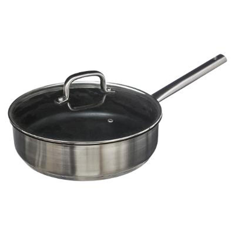 Sauteuse en inox - cuisson 29,5 cm - argent - Paris Prix_0