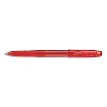 STYLO BILLE SUPER GRIP G POINTE MOYENNE ENCORE ROUGE - LOT DE 15