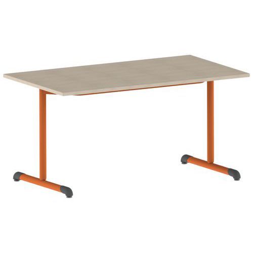 TABLE BANDANA 140 X 80 CM FIXE T5 STRAT ÉRABLE PAPAYE 2011 - MOBIDECOR