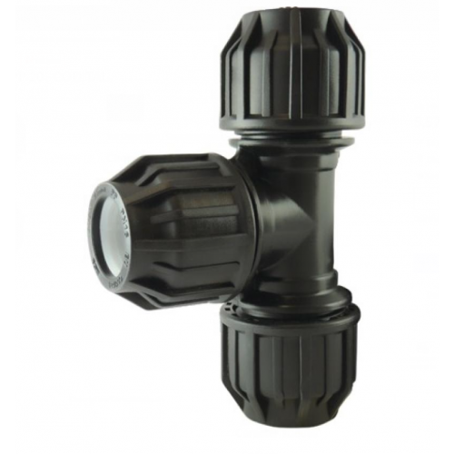 TÉ À COMPRESSION 90° ÉGAL EN PP POUR TUBE PE - DIAMÈTRE 40 MM CODITAL