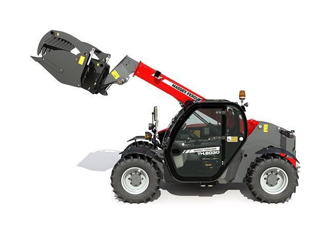 Chariot télescopique TH MF - Capacité de levage jusqu'à 4 300kg - Hauteur de levage max 7,5m - Moteur 3,4L / 4 cylindres_0
