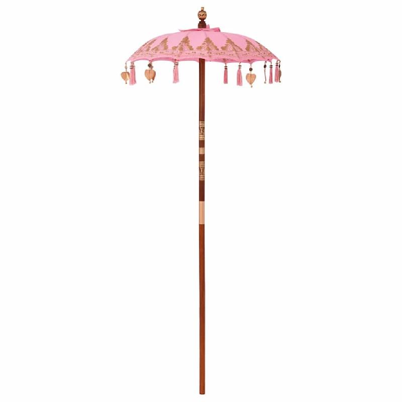 VidaXL Parasol balinais Rose 125 x 125 x 260 cm Modèle Atlas Confort - 42006468_0