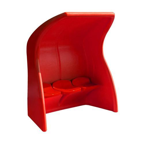 ABRI DE TOUCHE MONOBLOC ROUGE - ASSISE INDIVIDUELLE