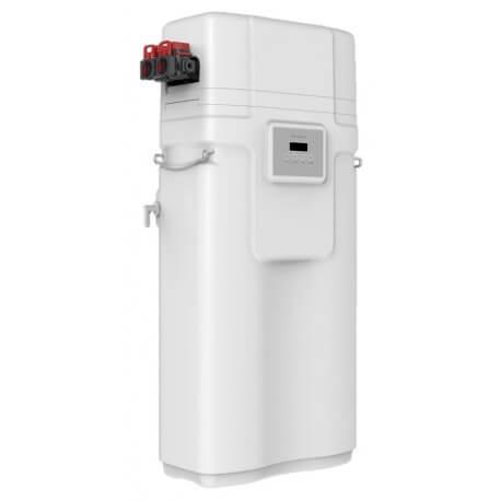 Adoucisseur d'eau mural 14 litres - Blanc - Extra plat et compact pour habitation et spa_0