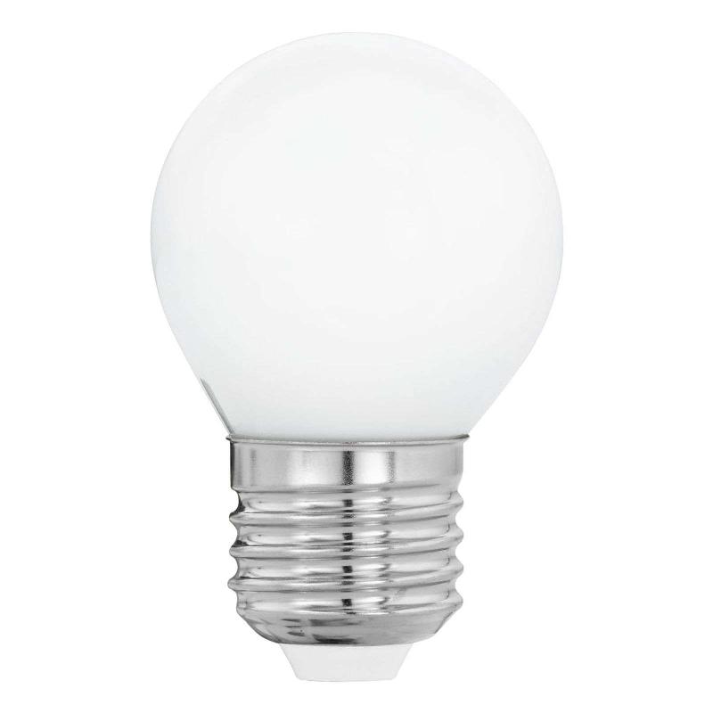 EGLO AMPOULE LED E27 G45 4W, BLANC CHAUD, OPALE