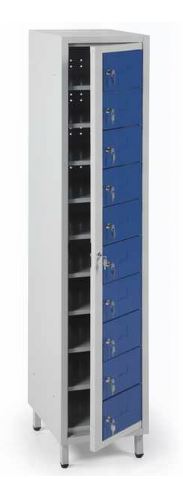 Armoire à linge - Vestiaire industrie propre - Structure en tôle avec options sur-mesure_0