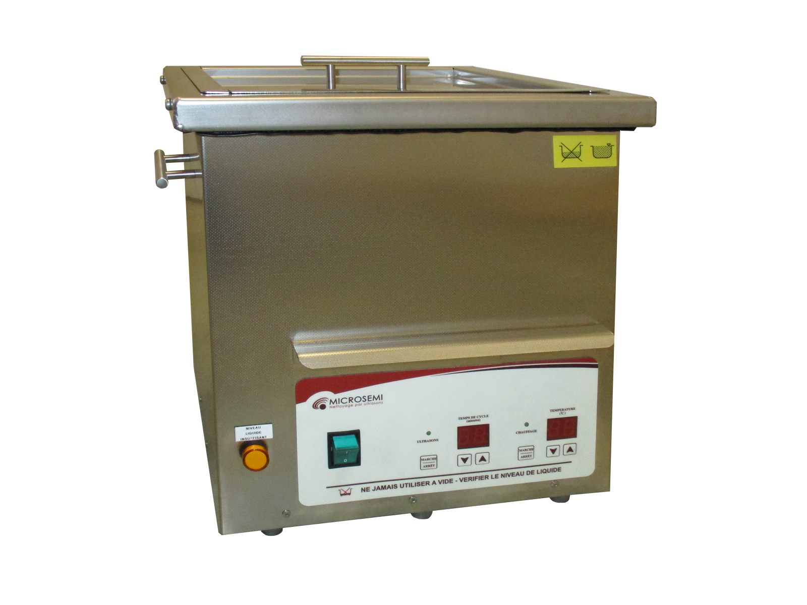 Bac ultrason CleanEx-N 1011 - 10L - Chauffage 660W - Usage industriel intensif_0