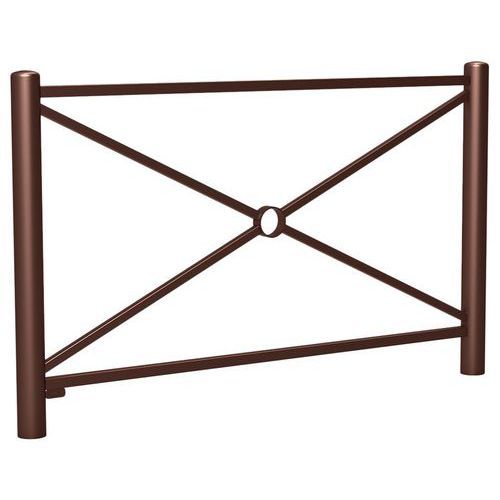 BARRIÈRE CARREFOUR 1.57 M - ZINC MARRON 8017 - PROCITY
