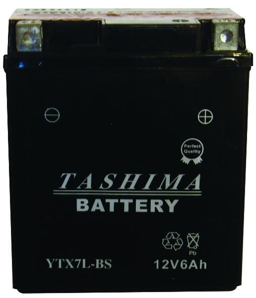 BATTERIE YTX7L-BS +DROITE (AVEC PACK ACIDE)