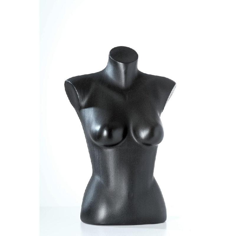 Buste à poser femme noir H60cm - Polypropylène - Prêt-à-porter féminin et merchandising visuel_0