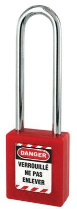CADENAS DE CONSIGNATION ANSE ACIER 40H76 ROUGE - FTH THIRARD - 00091240