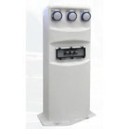Campio 2.0 - Borne de distribution d'énergie fixe - Escaflux - Corps en rotomoulage de polyéthylène teinté anti-UV avec éclairage LED intégré_0