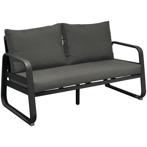 CANAPÉ TONIO 2 PLACES - GRAPHITE - PROLOISIRS