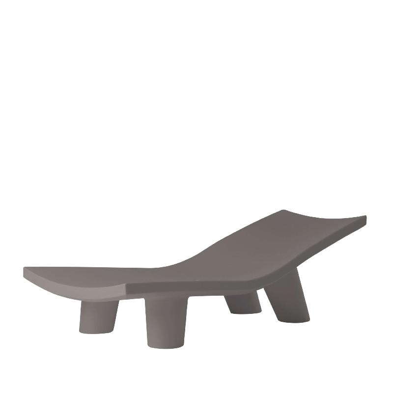 Chaise longue design LOW LITA - gris argile_0