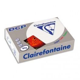 CLAIREFONTAINE RAMETTE DE 500 FEUILLES PAPIER BLANC DCP COPIEUR, LASER, JET D ENCRE COULEUR 90GR A3 1834