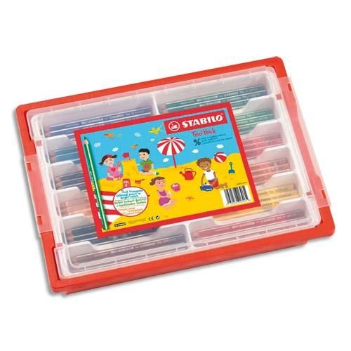 CLASSPACK DE 98 CRAYONS DE COULEUR TRIO LARGE