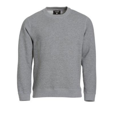 CLIQUE Sweatshirt col rond Gris Chiné S_0