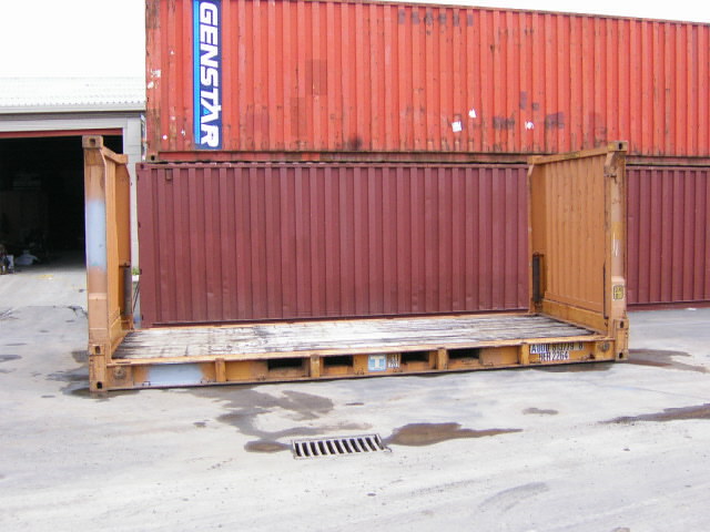 Containers - flat rack  20 pieds_0