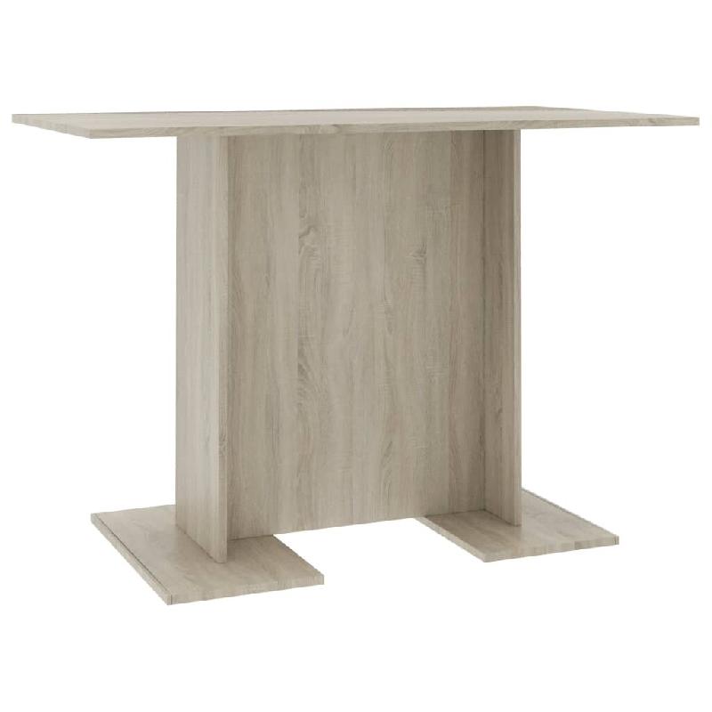 Décoshop26 - Table de salle à manger design moderne 110  x  60  x  75 cm aggloméré couleur chêne DEC036637 - 3000261321675_0