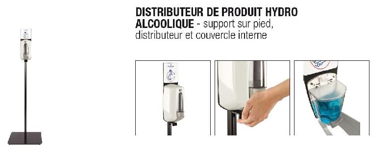 Distributeur de produit hydro alcoolique sur pied_0