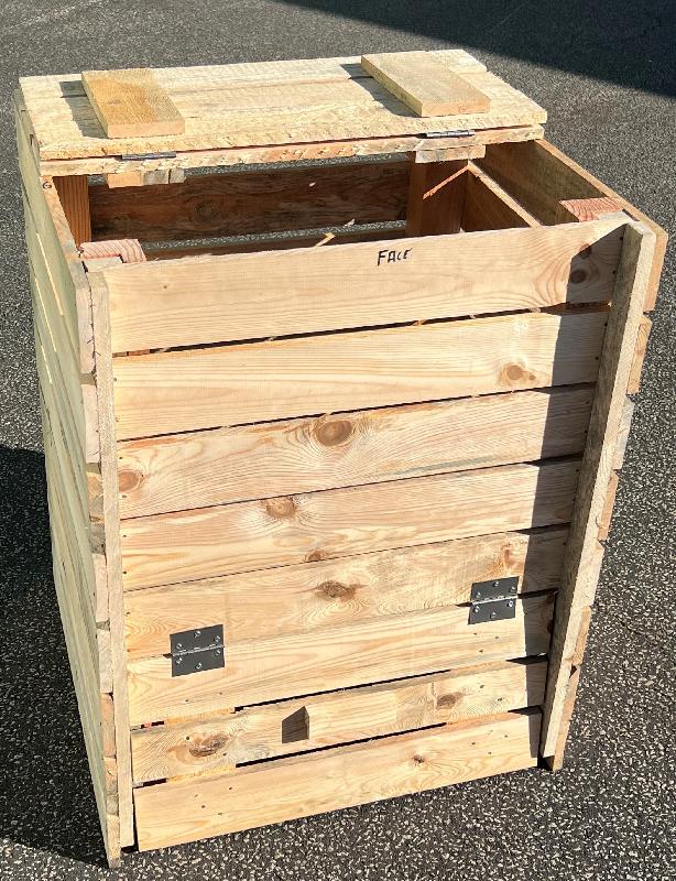 Composteur écologique en bois 300 litres - Fabriqué en France - CMPBSNT-EM01_0