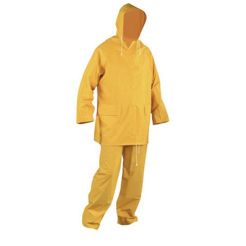 ENSEMBLE DE PLUIE PVC XL JAUNE - COVERGUARD