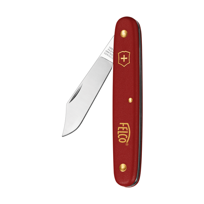 Greffoir FELCO léger - Écussonnoir sans spatule pour arbres fruitiers, rosiers et vignes - Lame en acier inoxydable 51 mm_0