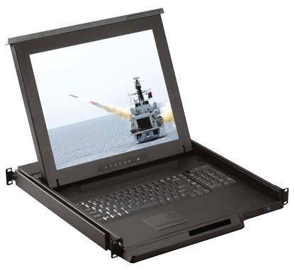H117/H119 - Tiroir console LCD 17 ou 19 pouces VGA - Haute luminosité - Rackable - 1U_0