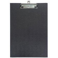LOT DE 12 - PORTE-BLOC À PINCE AVEC REVÊTEMENT FILM, A4, NOIR