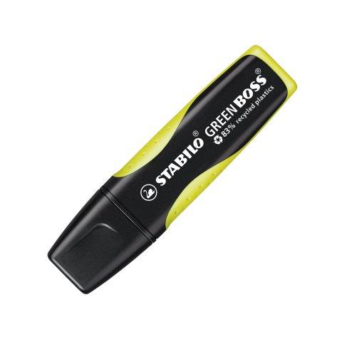 LOT DE 2 - SURLIGNEUR STABILO GREEN BOSS JAUNE