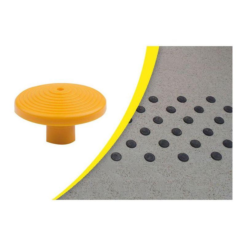 Lot de clous podotactiles d'éveil de vigilance à coller ou à sceller_0