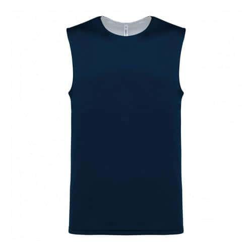 MAILLOT DUKE REVERSIBLE MARINE/BLANC