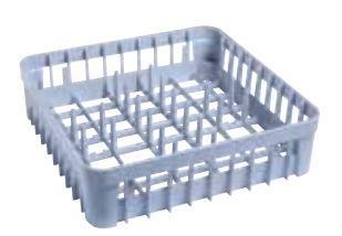 Panier lave-vaisselle en plastique 400x400 pour 8 assiettes - Hauteur 150 mm - Réf. 10173.3_0
