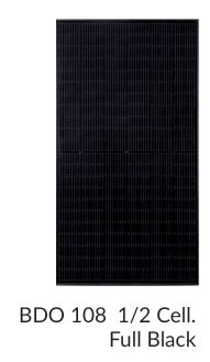 Panneaux photovoltaïques BISOL 132 1/2 CELLULES - Duplex BBO M10 500/510 Full Black/Black & White_0