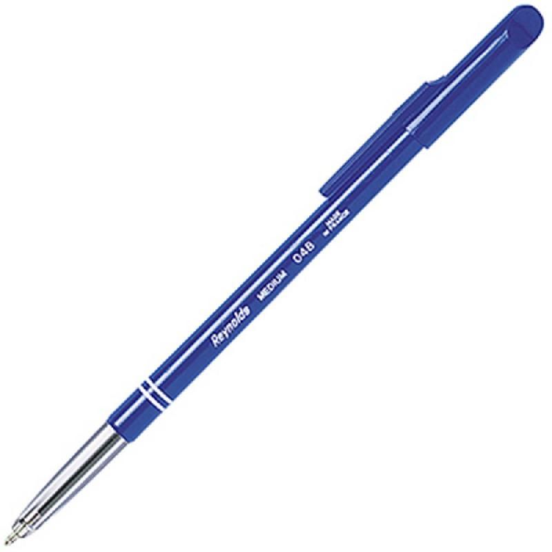 PAPER MATE STYLO BILLE REYNOLDS 048 - 0,8 MM - BLEU (PRIX À L'UNITÉ)