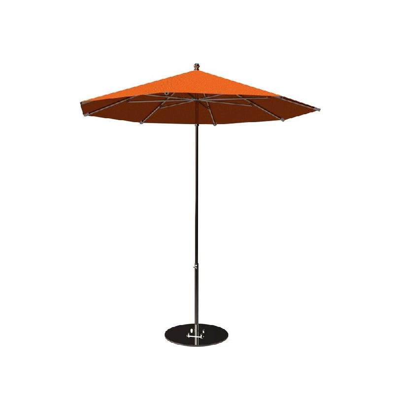 Parasol pour terrasse Pro Moorea rond Ø300 cm armature + toile + housse - orange_0