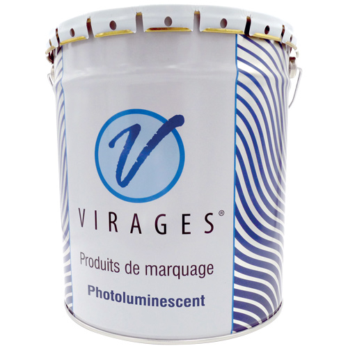 Peinture phosphorescente et photoluminescente pour marquage routier - Seau 7 kg - Sans plomb ni toluène - Réf. 30281-01_0