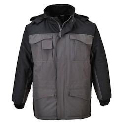 Portwest - Parka de travail bicolore RS imperméable et chaude Noir / Gris Taille M - M noir 5036108146703_0