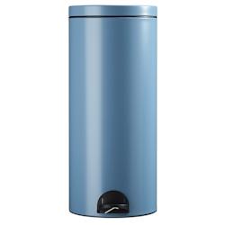 Rossignol - Poubelle d'intérieur à pédale 30L SANELIA - bleu - bleu métal 90339_0